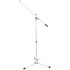 On Stage Stands EuroBoom MS7801W Tripod Microphone Stand - White