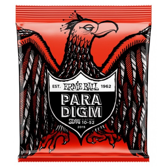Ernie Ball 2015 Paradigm Skinny Top Heavy Bottom 10-52 Electric Strings Ernie Ball 2015 Paradigm Skinny Top Heavy Bottom 10-52 Electric Strings