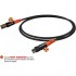 Bespeco Cannon SLFM600 XLR Male to Female XLR Cable (Black or Orange, 6 M)