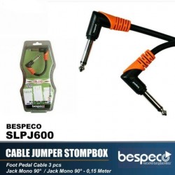 Bespeco SLPJ600 6 m Jack Mono to Jack Mono 90 Degree Instrument Cable