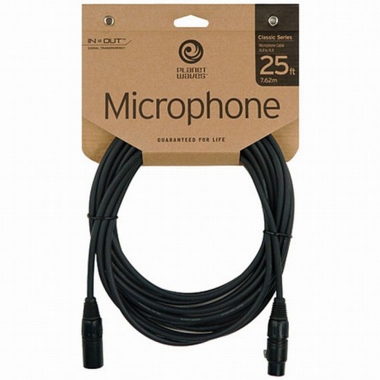 D'Addario Planet Waves PW-CMIC-25 Classic Series Microphone Cable