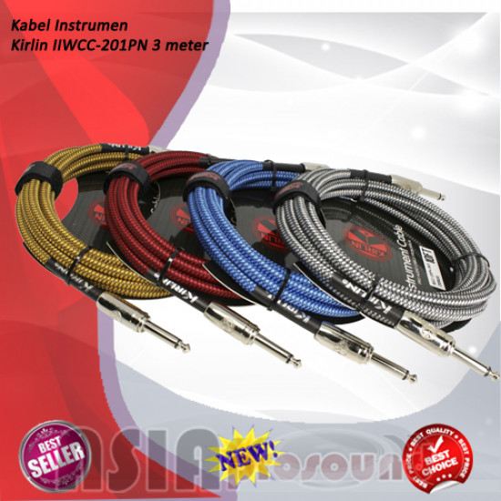 Kirlin IWCC-201PN Instrument Cable 3 meter Kirlin IWCC-201PN Instrument Cable 3 meter