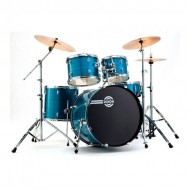 Dixon SK522 Sparks Series Drum Set 5 pcs with Cymbals Cyclone Blue