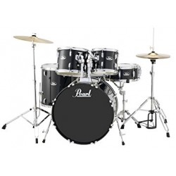 Pearl Roadshow 5-piece Complete Drum Set RS525SC Jet Black