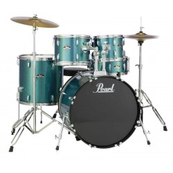 Pearl Roadshow 5-piece Complete Drum Set RS525SC Lime Green Sparkle
