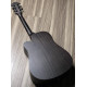 CHARD WD68C ACOUSTIC ELECTRIC IN BLACK SATIN WITH FISHMAN PRESYS