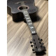 CHARD WD68C ACOUSTIC ELECTRIC IN BLACK SATIN WITH FISHMAN PRESYS