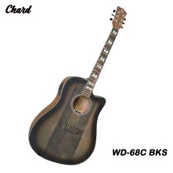 Chard WD-68C BKS Acoustic Electric Guitar