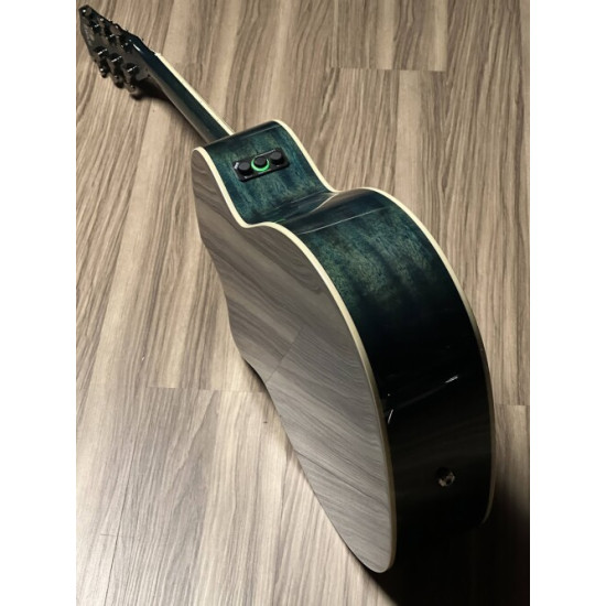 SQOE SPAIN S340FG BL TRANSACOUSTIC WITH EFFECTS IN BLUE BURST