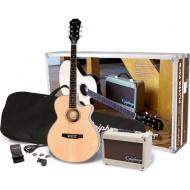 Epiphone PR-4E Player Pack Acoustic Electric Guitar in Natural