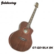 Galatasaray GT-QD1CBLK BK Acoustic Electric Guitar