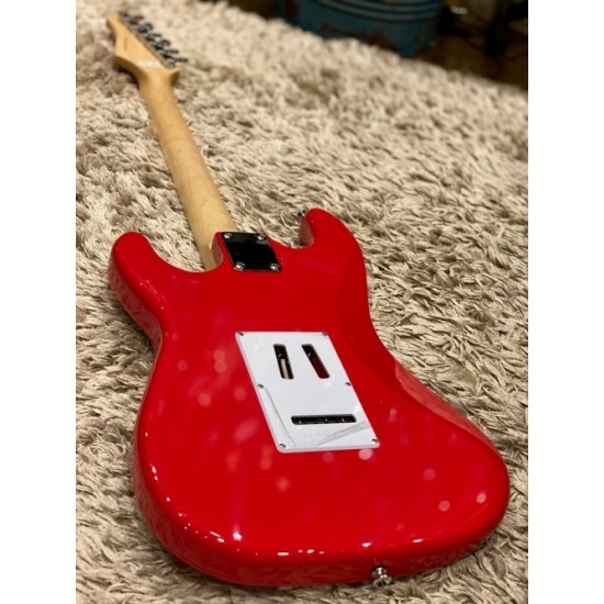 KRAMER FOCUS VT-211S ELECTRIC GUITAR IN RUBY RED