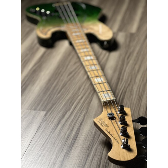 SQOE SJB700 ROASTED MAPLE SERIES IN MOSS GREEN FADE