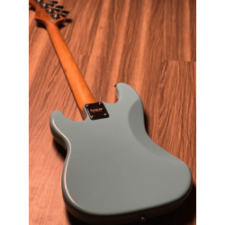 SQOE SPJ600 Roasted Maple Series in Sonic Blue Electric Bass