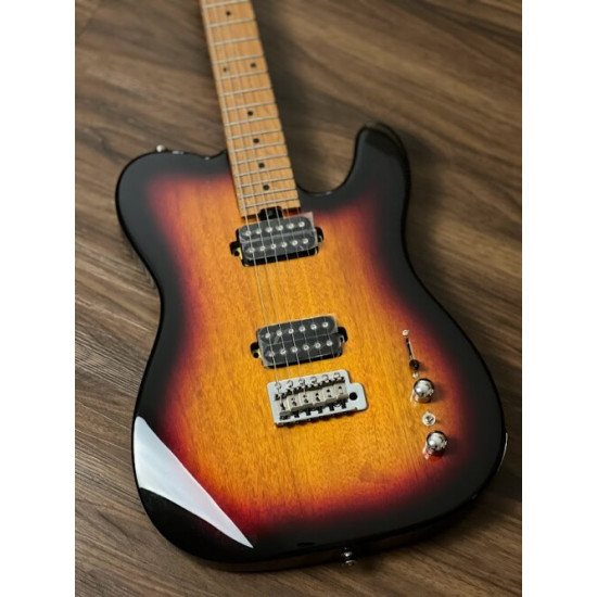 SQOE SETL450 HH ROASTED MAPLE SERIES IN 3-TONE SUNBURST