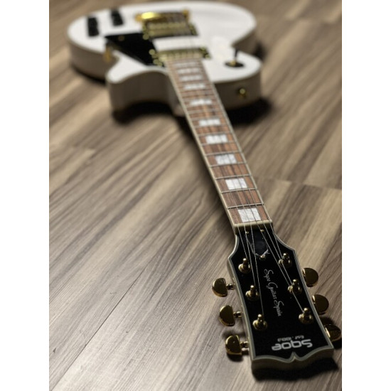 SQOE SELP300 IN ALPINE WHITE WITH GOLD HARDWARE