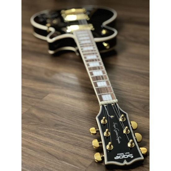SQOE SELP300 IN BLACK BEAUTY WITH GOLD HARDWARE