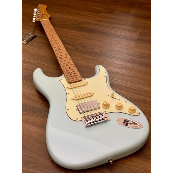 SQOE SEST600 HSS ROASTED MAPLE SERIES IN SONIC BLUE