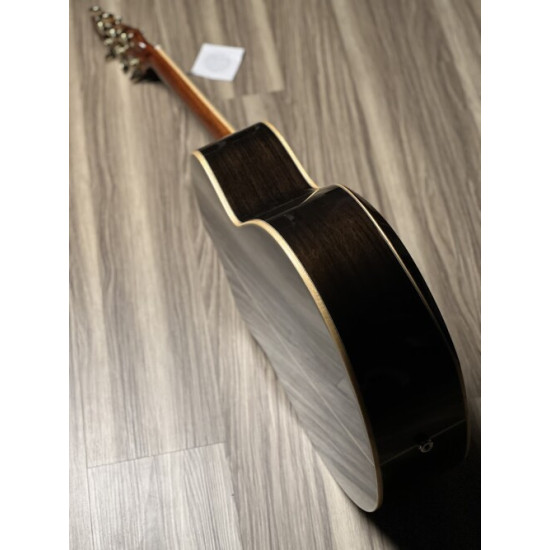 SQOE SPAIN A9-SK BEVEL CUT FULL SOLID ACOUSTIC ELECTRIC IN NATURAL WITH FISHMAN SONITONE SQOE SPAIN A9-SK BEVEL CUT FULL SOLID ACOUSTIC ELECTRIC IN NATURAL WITH FISHMAN SONITONE