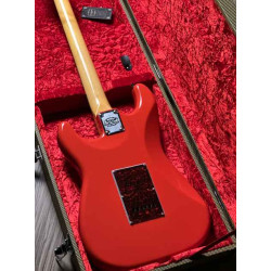 SQOE SEST1000 HSS Custom Shop Series in Fiesta Red Limited Edition with Hardshell Case SQOE SEST1000 HSS Custom Shop Series in Fiesta Red Limited Edition with Hardshell Case