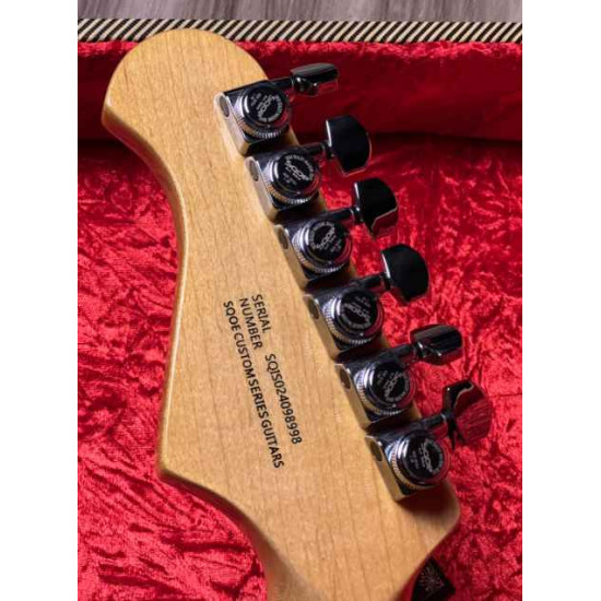 SQOE SEST1100 HSS Custom Shop Series in Pink Paisley Limited Edition with Hardshell Case SQOE SEST1100 HSS Custom Shop Series in Pink Paisley Limited Edition with Hardshell Case