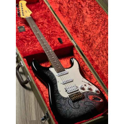 SQOE SEST1100 HSS Custom Shop Series in Black Paisley Limited Edition with Hardshell Case SQOE SEST1100 HSS Custom Shop Series in Black Paisley Limited Edition with Hardshell Case