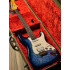 SQOE SEST1100 HSS Custom Shop Series in Blue Paisley Limited Edition with Hardshell Case