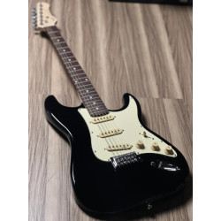 SQOE SEST200 Genesis Series in Black Electric Guitar