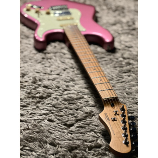 SQOE SEST600 HSS Roasted Maple Series in Burgundy Mist Metallic