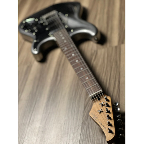 SQOE SEST700 HSS Roasted Maple Series in Black Silverburst Limited Edition