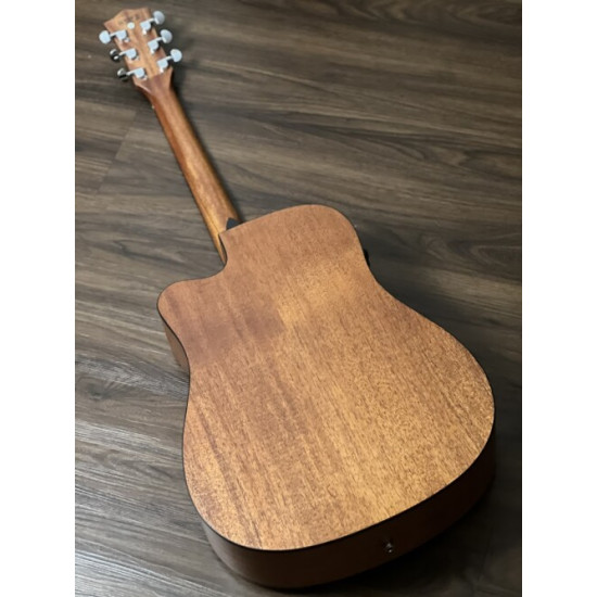 SQOE SPAIN SQ41B TRANSACOUSTIC WITH EFFECTS IN NATURAL MATTE SPRUCE/MAHOGANY