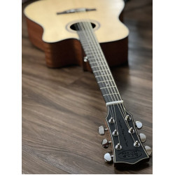 SQOE SPAIN SQ41B TRANSACOUSTIC WITH EFFECTS IN NATURAL MATTE SPRUCE/MAHOGANY