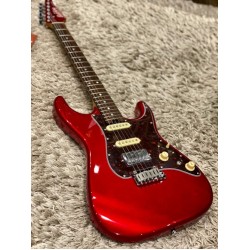 SOLOKING MS-1 CLASSIC IN CANDY APPLE RED WITH ROASTED NECK AND ROSEWOOD FB