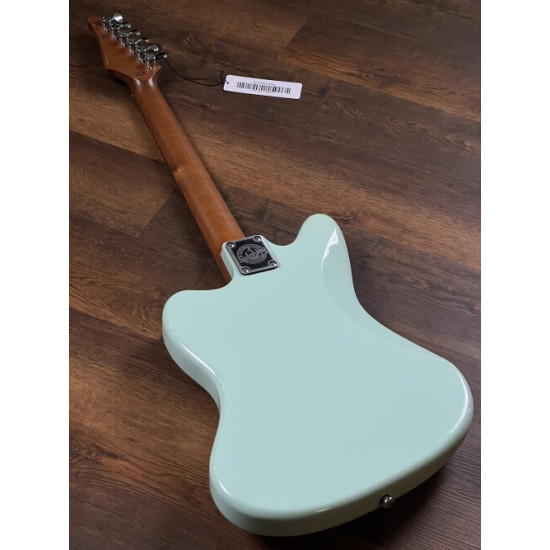 SOLOKING JM40 OFFSET CLASSIC IN SEAFOAM GREEN ELECTRIC GUITAR