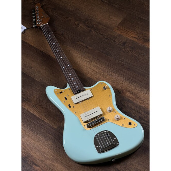 SOLOKING JM40 OFFSET CLASSIC IN SEAFOAM GREEN ELECTRIC GUITAR