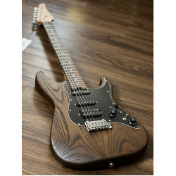SOLOKING MS-1 CLASSIC ASH IN TORCHED BLACK WITH ROSEWOOD FB NAFIRI SPECIAL RUN