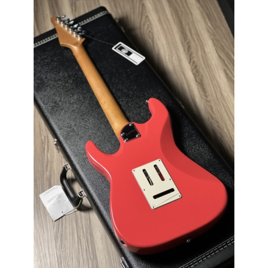 SOLOKING MS-11 CLASSIC MKII WITH ROSEWOOD FB IN FIESTA RED
