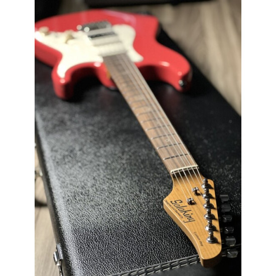 SOLOKING MS-11 CLASSIC MKII WITH ROSEWOOD FB IN FIESTA RED