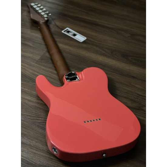 SOLOKING MT-1 VINTAGE MKII WITH ROASTED MAPLE NECK IN FIESTA RED