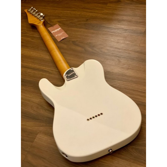 SOLOKING MT-1 VINTAGE MKII WITH ROASTED MAPLE NECK IN OLYMPIC WHITE SOLOKING MT-1 VINTAGE MKII WITH ROASTED MAPLE NECK IN OLYMPIC WHITE