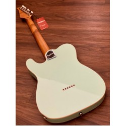 SOLOKING T-1B VINTAGE MKII WITH ROASTED MAPLE NECK AND ROSEWOOD FB IN SURF GREEN