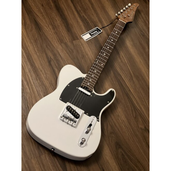 SOLOKING MT-1 VINTAGE MKII WITH ROASTED MAPLE NECK AND ROSEWOOD FB IN OLYMPIC WHITE SOLOKING MT-1 VINTAGE MKII WITH ROASTED MAPLE NECK AND ROSEWOOD FB IN OLYMPIC WHITE