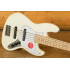 Squier Affinity Series Jazz Bass V 5 String Electric Bass Maple FB in Olympic White