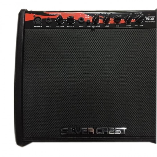 Silver Crest MK60USB 1x8 inch 60 watt Connect USB Keyboard Amplifier Silver Crest MK60USB 1x8 inch 60 watt Connect USB Keyboard Amplifier