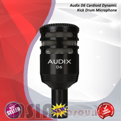 Audix D6 Cardioid Dynamic Kick Drum Microphone