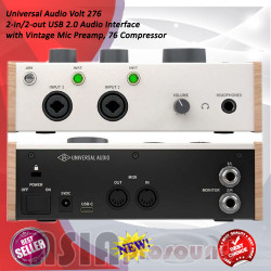 Universal Audio Volt 276 2-in/2-out USB 2.0 Audio Interface with Vintage Mic Preamp, 76 Compressor